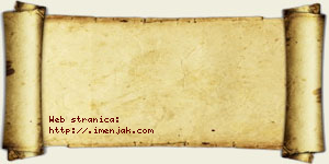 Jelena Strinić vizit kartica